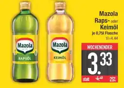 Edeka Mazola Raps- oder Keimöl Angebot