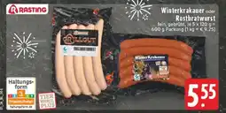 Edeka Winterkrakauer oder Rostbratwurst Angebot