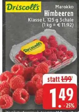 Edeka Driscoll’s Himbeeren Angebot