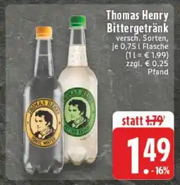 Edeka THOMAS HENRY Bittergetränk Angebot