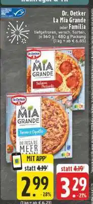 Edeka DR. OETKER La Mia Grande oder Familia Angebot