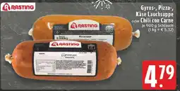 Edeka Rasting Gyros-, Pizza-, Käse Lauchsuppe oder Chili con Carne Angebot