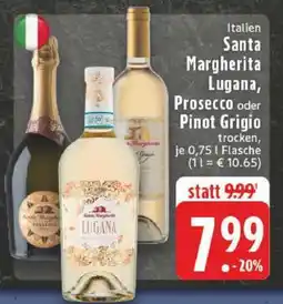Edeka Santa Margherita Lugana, Prosecco oder Pinot Grigio Angebot