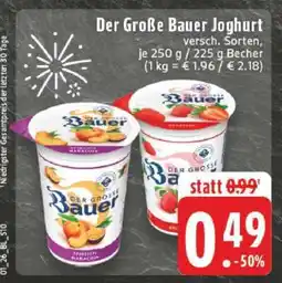 Edeka Der Große Bauer Joghurt Angebot