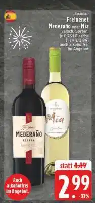 Edeka FREIXENET Mederaño oder Mia Angebot