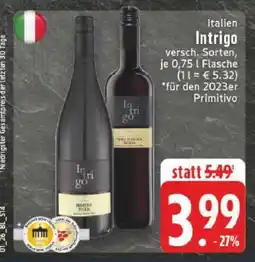 Edeka Intrigo Wein Angebot