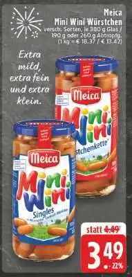 Edeka Meica Mini Wini Würstchen Angebot