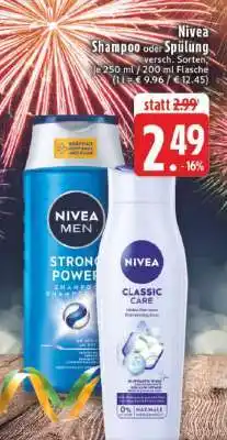 Edeka NIVEA Shampoo oder Spülung Angebot
