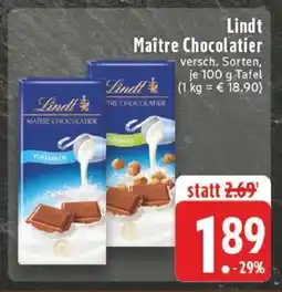 Edeka Lindt Maître Chocolatier Angebot
