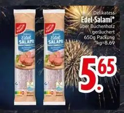 Edeka Delikatess Edel-Salami Angebot