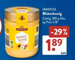 Aldi Süd GRANDESSA Blütenhonig Angebot