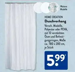 Aldi Süd HOME CREATION Duschvorhang Angebot