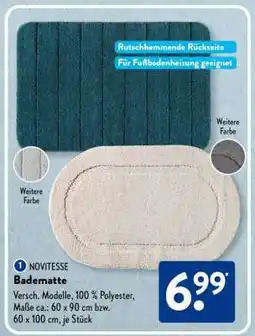 Aldi Süd NOVITESSE Badematte Angebot
