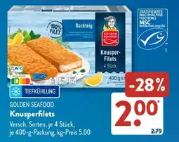 Aldi Süd GOLDEN SEAFOOD Knusperfilets Angebot