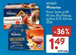 Aldi Süd Meßmer Wintertee Angebot