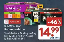 Aldi Süd WHISKAS/SHEBA Katzennassfutter Angebot
