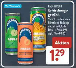 Aldi Süd PAULBERGER Erfrischungsgetränk Angebot