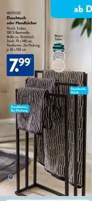 Aldi Süd NOVITESSE Duschtuch oder Handtücher Angebot