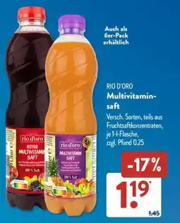 Aldi Süd RIO D’ORO Multivitaminsaft Angebot