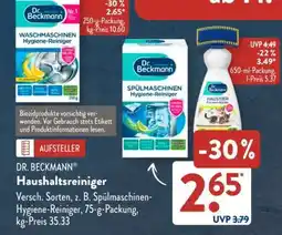 Aldi Süd DR. BECKMANN Haushaltsreiniger Angebot