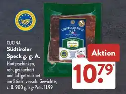 Aldi Süd Cucina Südtiroler Speck g.g.A Angebot