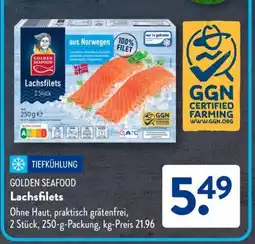Aldi Süd GOLDEN SEAFOOD Lachsfilets Angebot