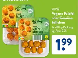 Aldi Süd MYVAY Vegane Falafel oder Gemüsebällchen Angebot