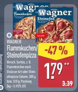 Aldi Nord WAGNER Flammkuchen/Steinofenpizza Angebot