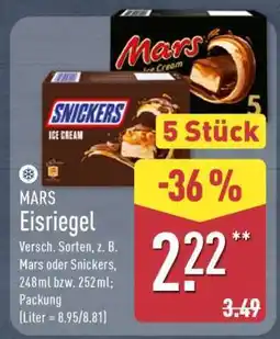 Aldi Nord MARS Eisriegel Angebot
