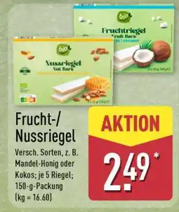 Aldi Nord Frucht-/Nussriegel Angebot
