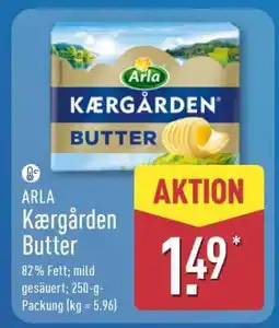 Aldi Nord ARLA Kærgården Butter Angebot