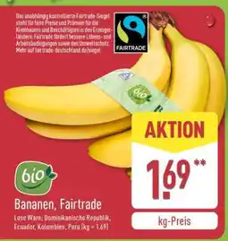 Aldi Nord Bananen, Fairtrade Angebot