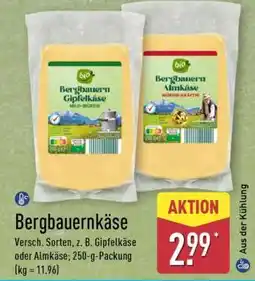 Aldi Nord Bergbauernkäse Angebot