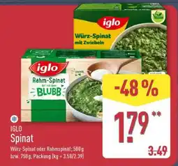 Aldi Nord Iglo Spinat Angebot