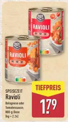 Aldi Nord SPEISEZEIT Ravioli Angebot
