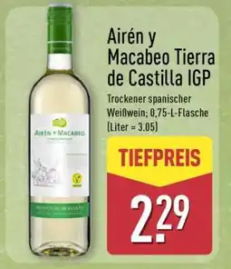 Aldi Nord Airén y Macabeo Tierra de Castilla IGP Angebot