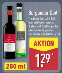 Aldi Nord Burgunder QbA Angebot