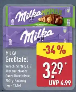 Aldi Nord MILKA Großtafel Angebot