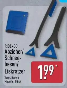 Aldi Nord RIDE+GO Abzieher/Schneebesen/Eiskratzer Angebot