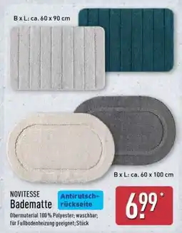 Aldi Nord NOVITESSE Badematte Angebot