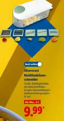 Lidl Silvercrest Multifunktionsschneider Angebot