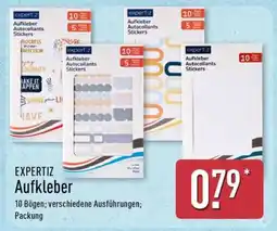 Aldi Nord EXPERTIZ Aufkleber Angebot