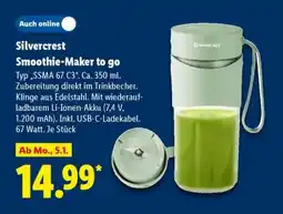 Lidl Silvercrest Smoothie-Maker to go Angebot