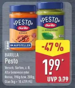 Aldi Nord Barilla Pesto Angebot