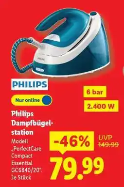 Lidl Philips Dampfbügelstation Angebot
