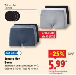 Lidl Esmara Men Boxer Angebot