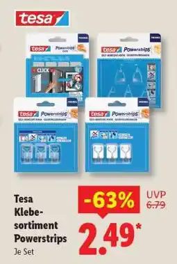 Lidl Tesa Klebesortiment Powerstrips Angebot