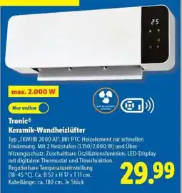 Lidl Tronic Keramik-Wandheizlüfter Angebot