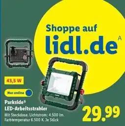 Lidl Parkside LED-Arbeitsstrahler Angebot