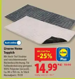 Lidl LIVARNO home Teppich Angebot